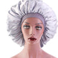 Beauty print Satin silk Bonnet sleep night cap