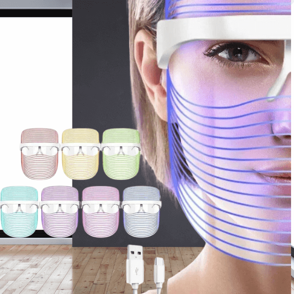 Cuorepulse™ Mask Face Led Portatile Terapia - 7 colori