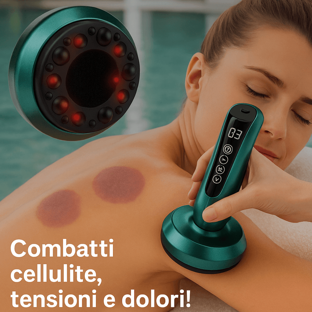 Massaggiatore a Coppettazione Elettrico: Dì Addio alla Cellulite con Gua Sha Professionale!